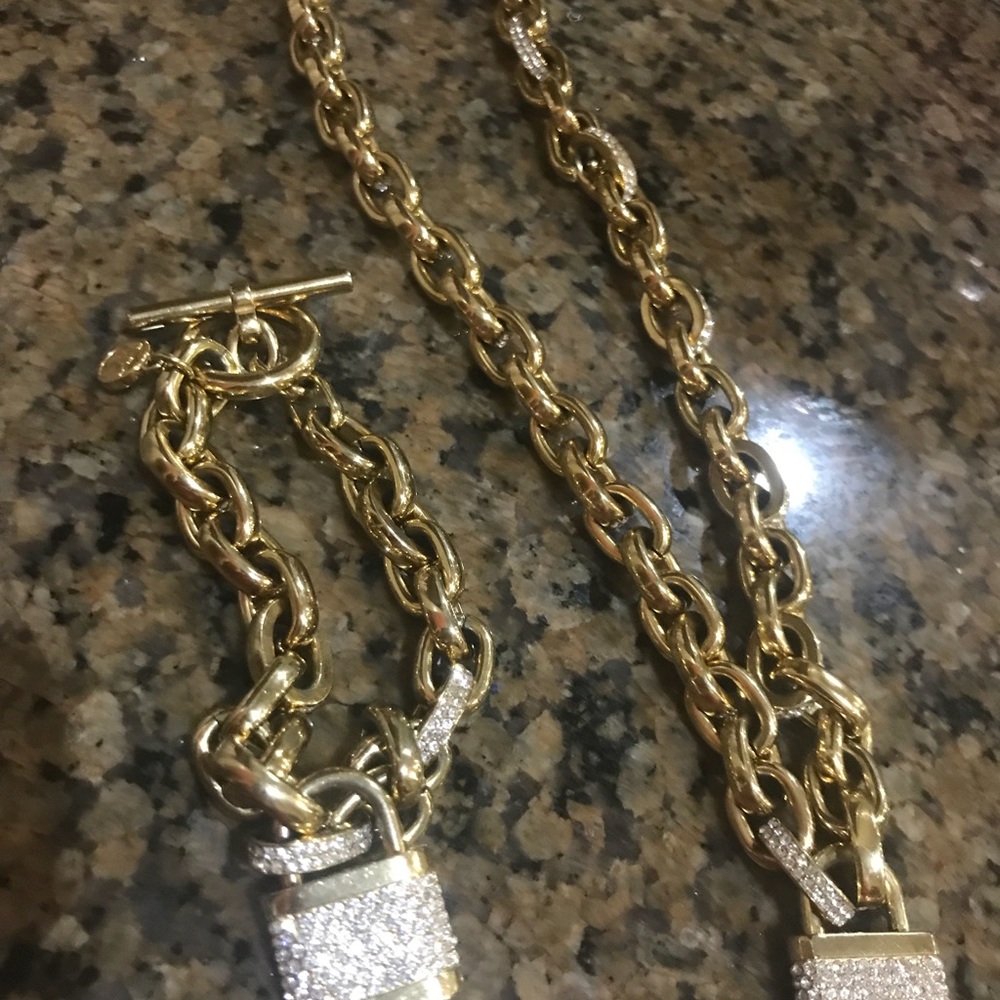 MICHAEL KORS necklace and matching bracelet - Picture 4 of 8